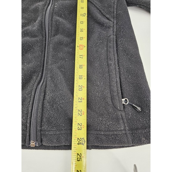 Women's Spyder Polyester Fleece Full Zip Jacket 120010 Black Sz 12 - Picture 5 of 10